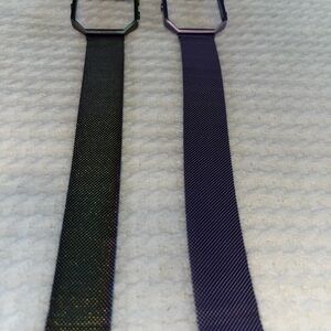 Rainbow color and Purple Fitbit Blaze Bands